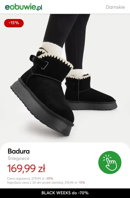 eobuwie.pl - gazetka promocyjna BLACK WEEKS do -70% od czwartku 13.11 do czwartku 27.11 - strona 4