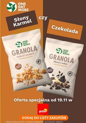 One Day More - gazetka promocyjna Granole w POLOmarket od środy 19.11 do środy 26.11