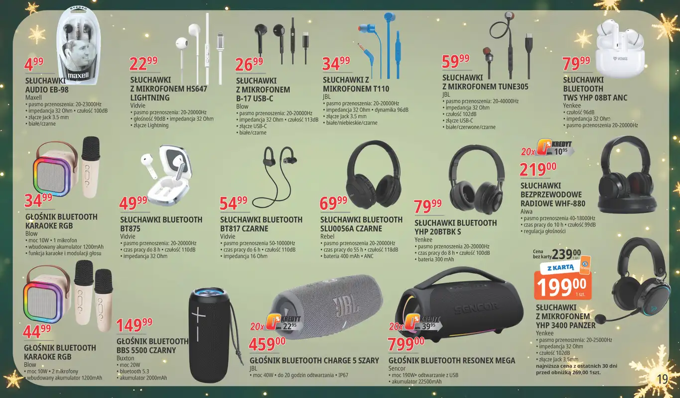 Leclerc - gazetka promocyjna Oferta Bielany od wtorku 18.11 do niedzieli 07.12 - strona 19