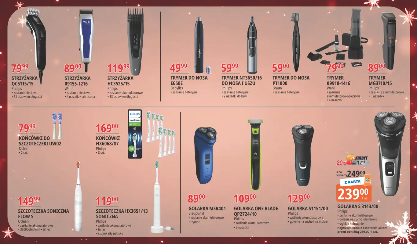 Leclerc - gazetka promocyjna Oferta Bielany od wtorku 18.11 do niedzieli 07.12 - strona 9