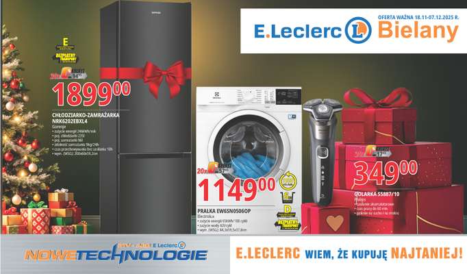 Leclerc - gazetka promocyjna Oferta Bielany od wtorku 18.11 do niedzieli 07.12