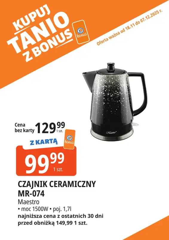 Leclerc - gazetka promocyjna Oferta E.Leclerc I Kupuj tanio z bonus   - strona 2