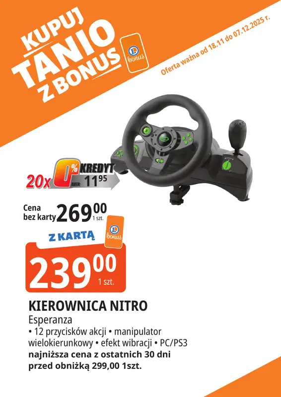 Leclerc - gazetka promocyjna Oferta E.Leclerc I Kupuj tanio z bonus od wtorku 18.11 do niedzieli 07.12 - strona 11