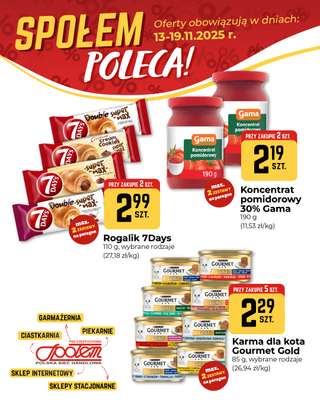 Społem Częstochowa - gazetka promocyjna Plakaty promocyjne od czwartku 13.11 do środy 19.11 - strona 3