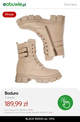 eobuwie.pl - gazetka promocyjna Do -70% na zimowe buty dziecięce od czwartku 13.11 do czwartku 27.11 - strona 8