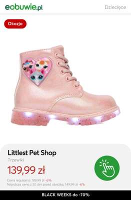 eobuwie.pl - gazetka promocyjna Do -70% na zimowe buty dziecięce od czwartku 13.11 do czwartku 27.11 - strona 7