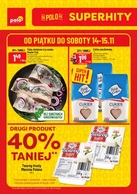 POLOmarket - gazetka promocyjna Super Hity na weekend od piątku 14.11 do soboty 15.11