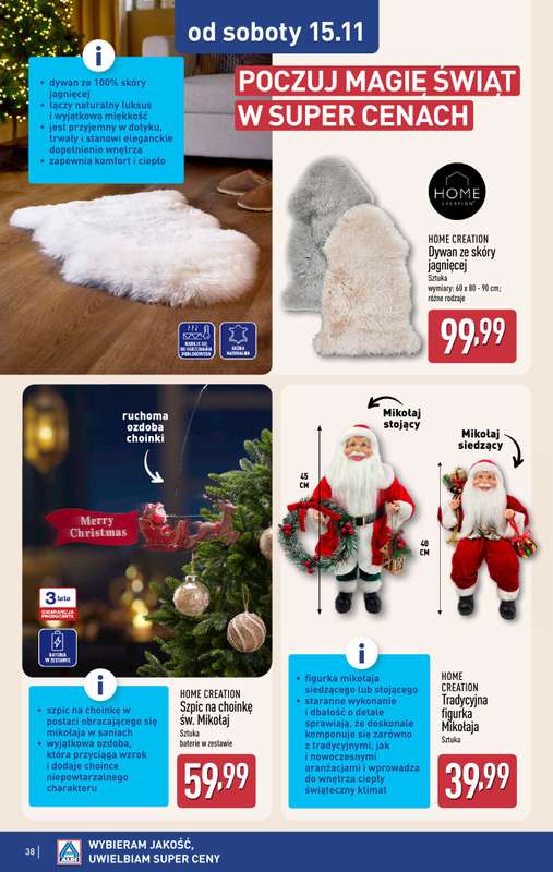 Aldi - gazetka promocyjna Pełny katalog! od poniedziałku 10.11 do soboty 15.11 - strona 38
