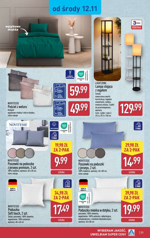 Aldi - gazetka promocyjna Pełny katalog! od poniedziałku 10.11 do soboty 15.11 - strona 23