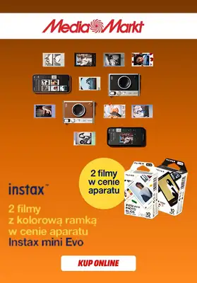 Media Markt - gazetka promocyjna Aparaty Evo Mini - 2 filmy w cenie aparatu od czwartku 13.11 do niedzieli 30.11