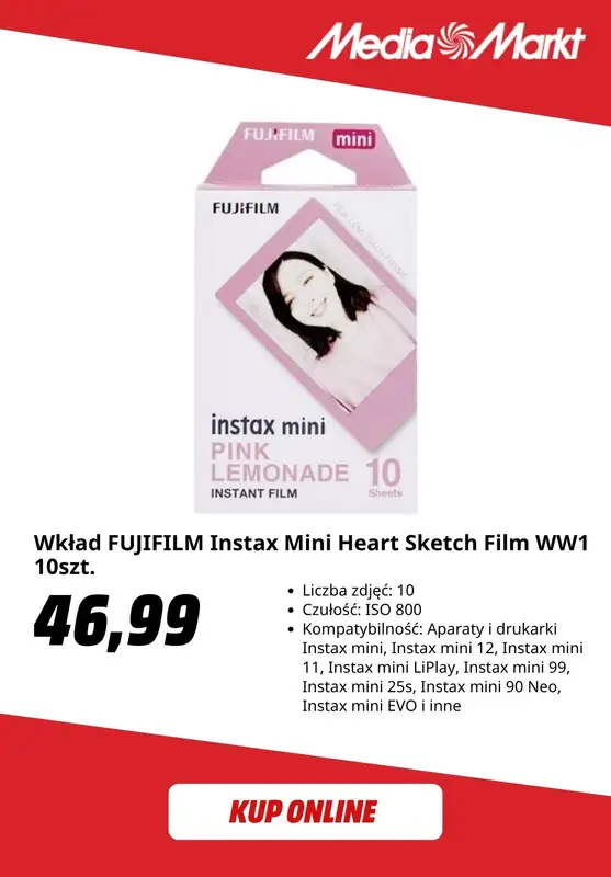 Media Markt - gazetka promocyjna Aparaty Evo Mini - 2 filmy w cenie aparatu od czwartku 13.11 do niedzieli 30.11 - strona 7