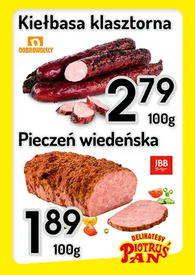 Delikatesy Piotruś Pan - gazetka promocyjna Plakaty promocyjne od środy 12.11 do środy 19.11