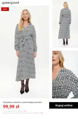 Greenpoint - gazetka promocyjna Wyprzedaż: jesienne sukienki od czwartku 13.11  - strona 8