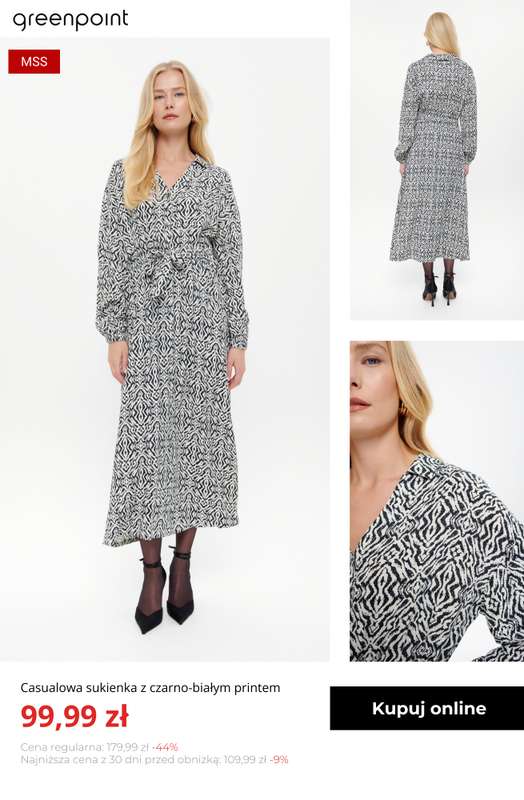 Greenpoint - gazetka promocyjna Wyprzedaż: jesienne sukienki od czwartku 13.11  - strona 8
