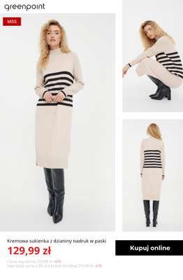 Greenpoint - gazetka promocyjna Wyprzedaż: jesienne sukienki od czwartku 13.11  - strona 3