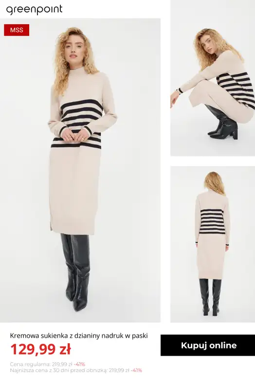 Greenpoint - gazetka promocyjna Wyprzedaż: jesienne sukienki od czwartku 13.11  - strona 3
