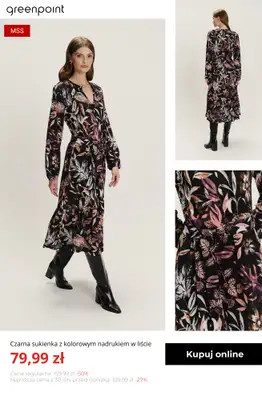 Greenpoint - gazetka promocyjna Wyprzedaż: jesienne sukienki od czwartku 13.11  - strona 4