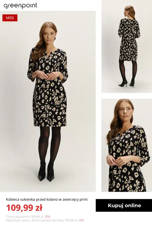 Greenpoint - gazetka promocyjna Wyprzedaż: jesienne sukienki od czwartku 13.11  - strona 5