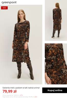 Greenpoint - gazetka promocyjna Wyprzedaż: jesienne sukienki od czwartku 13.11  - strona 2