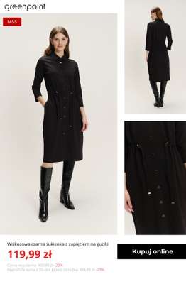 Greenpoint - gazetka promocyjna Wyprzedaż: jesienne sukienki od czwartku 13.11  - strona 11