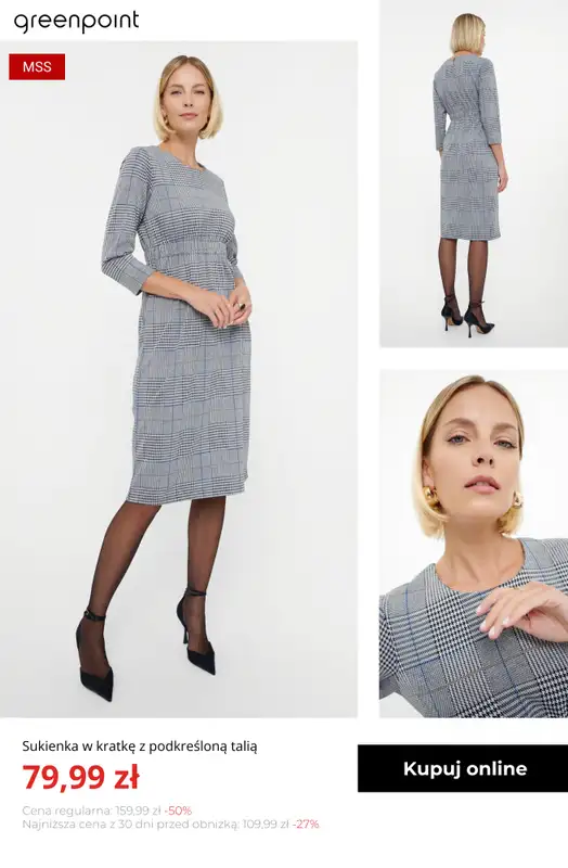 Greenpoint - gazetka promocyjna Wyprzedaż: jesienne sukienki od czwartku 13.11  - strona 12