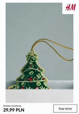 H&M - gazetka promocyjna HOME: świąteczne akcesoria domowe od czwartku 13.11  - strona 10