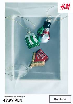 H&M - gazetka promocyjna HOME: świąteczne akcesoria domowe od czwartku 13.11  - strona 8