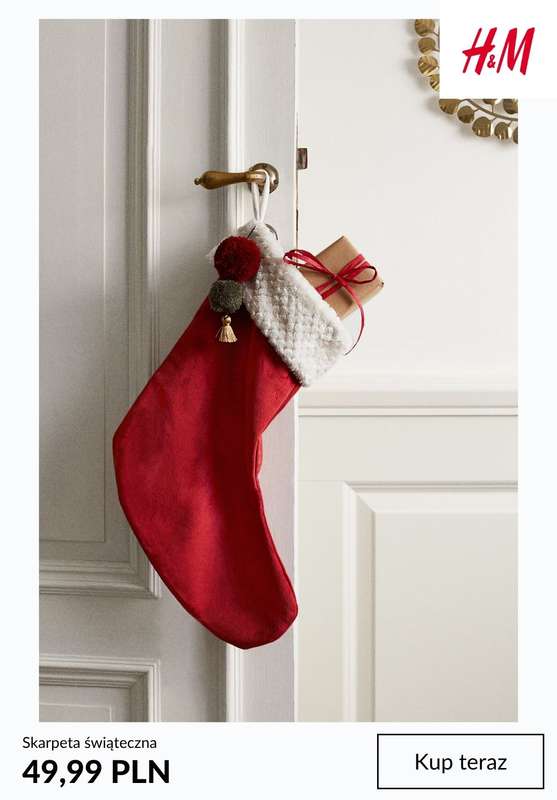 H&M - gazetka promocyjna HOME: świąteczne akcesoria domowe od czwartku 13.11  - strona 4