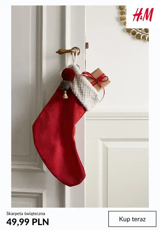 H&M - gazetka promocyjna HOME: świąteczne akcesoria domowe od czwartku 13.11  - strona 4