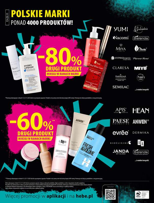 Hebe - gazetka promocyjna Ulotka od czwartku 13.11 do niedzieli 23.11 - strona 4