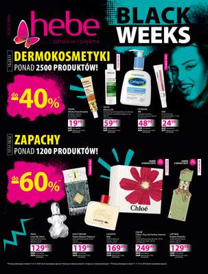Hebe - gazetka promocyjna Ulotka od czwartku 13.11 do niedzieli 23.11