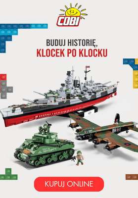 Prezenty - gazetka promocyjna Cobi | Klocki wojskowe od czwartku 13.11 