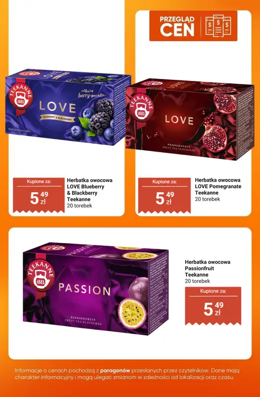 Biedronka - gazetka promocyjna Herbaty - przegląd cen od czwartku 13.11 do soboty 15.11 - strona 8