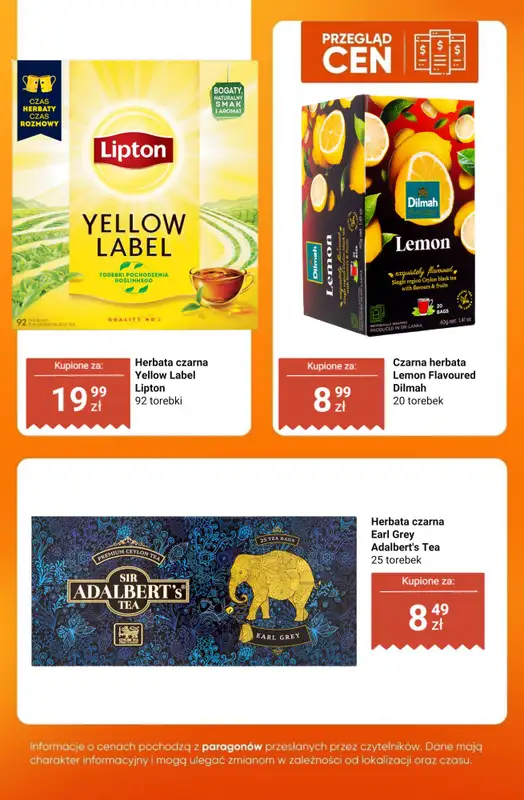 Biedronka - gazetka promocyjna Herbaty - przegląd cen   - strona 2