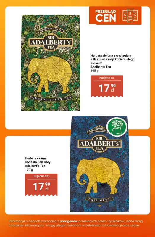 Biedronka - gazetka promocyjna Herbaty - przegląd cen od czwartku 13.11 do soboty 15.11 - strona 6