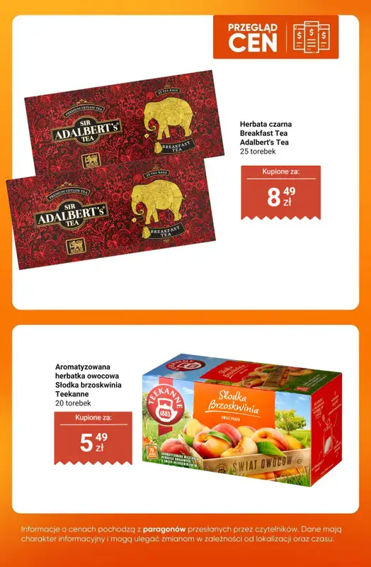 Biedronka - gazetka promocyjna Herbaty - przegląd cen od czwartku 13.11 do soboty 15.11 - strona 7