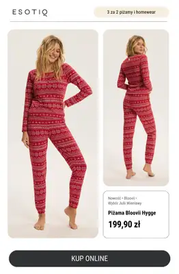 Esotiq - gazetka promocyjna 3 za 2 piżamy i homewear od czwartku 13.11 do środy 31.12 - strona 2