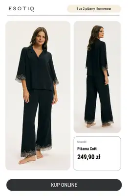 Esotiq - gazetka promocyjna 3 za 2 piżamy i homewear od czwartku 13.11 do środy 31.12 - strona 12