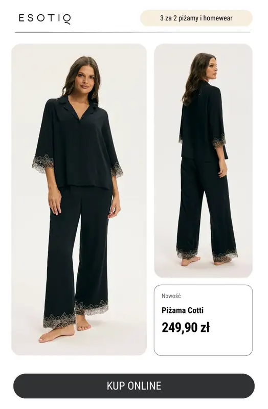 Esotiq - gazetka promocyjna 3 za 2 piżamy i homewear od czwartku 13.11 do środy 31.12 - strona 12
