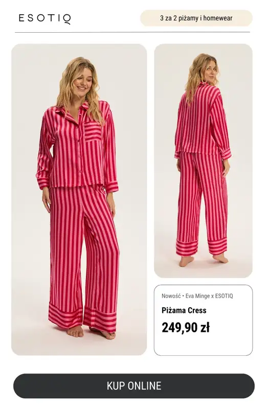 Esotiq - gazetka promocyjna 3 za 2 piżamy i homewear od czwartku 13.11 do środy 31.12 - strona 8