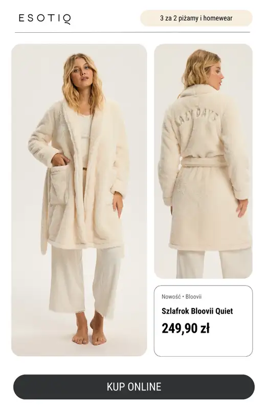 Esotiq - gazetka promocyjna 3 za 2 piżamy i homewear od czwartku 13.11 do środy 31.12 - strona 9