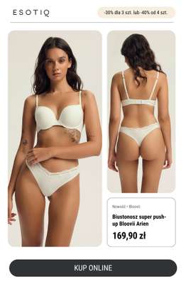 Biustonosz super push-up Bloovii Arien