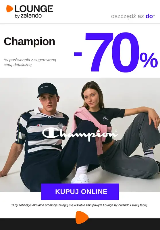 Lounge by Zalando - gazetka promocyjna Do -70% Champion  