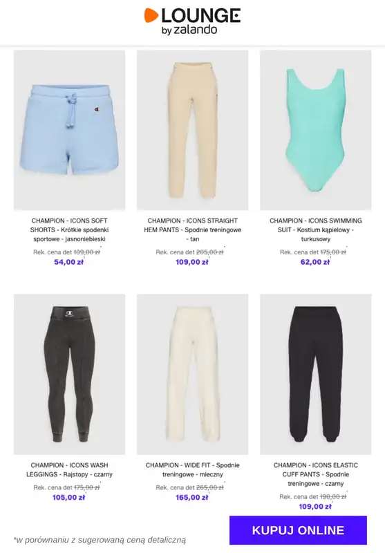 Lounge by Zalando - gazetka promocyjna Do -70% Champion od czwartku 13.11 do poniedziałku 17.11 - strona 10