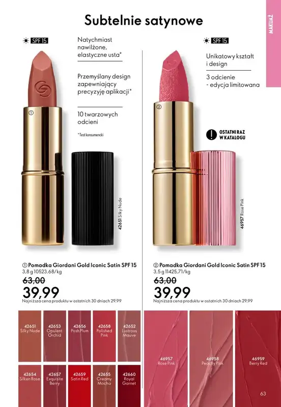 Oriflame - gazetka promocyjna Katalog 17/2025 od środy 03.12 do wtorku 23.12 - strona 63