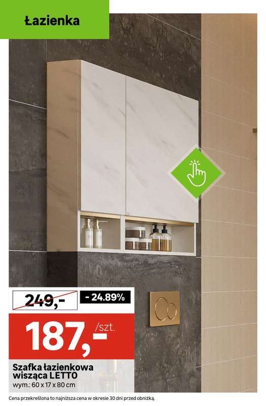 Leroy Merlin - gazetka promocyjna PROMOCJE - Łazienka od czwartku 13.11 do poniedziałku 17.11 - strona 9