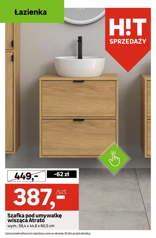 Leroy Merlin - gazetka promocyjna PROMOCJE - Łazienka od czwartku 13.11 do poniedziałku 17.11 - strona 3