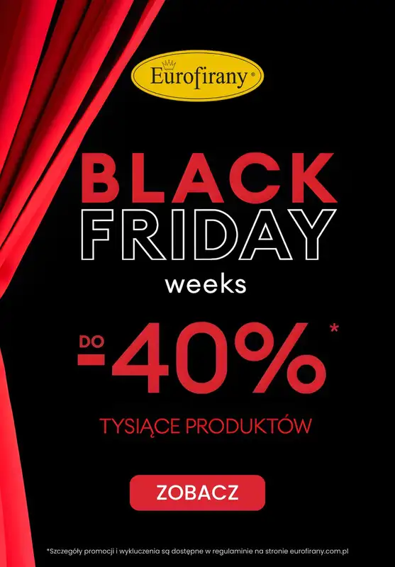 Eurofirany - gazetka promocyjna Do -40% na tysiące produktów od czwartku 13.11 do piątku 21.11