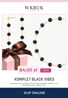 Prezenty - gazetka promocyjna W.Kruk | Do -50% na komplety biżuterii od czwartku 13.11  - strona 5