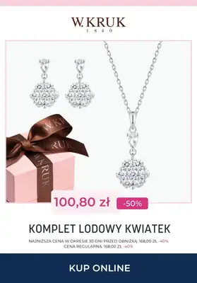 Prezenty - gazetka promocyjna W.Kruk | Do -50% na komplety biżuterii od czwartku 13.11  - strona 3
